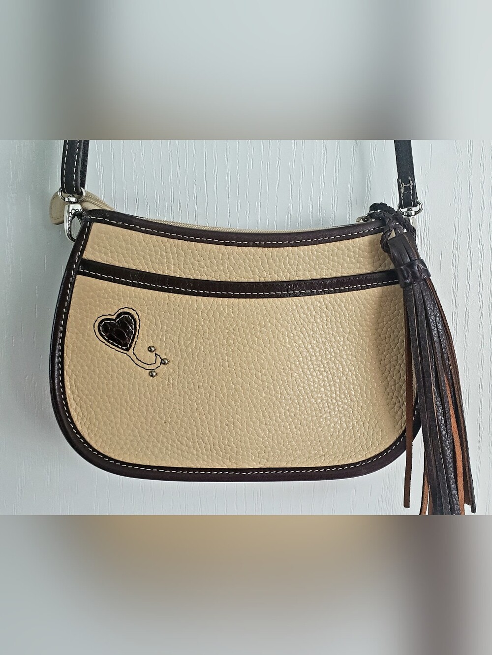 Brighton Vintage "Southern Star" Leather Western Shoulder Bag Like New Condition - Picture 3 of 13